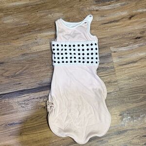 NANIT breathing band sleep sack in pink